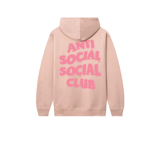 Anti Social Social Club x 2 Tone Burn It Down Hoodie 'Dusty Pink'