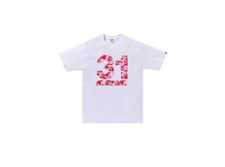 Bathing Ape | 31st Anniv. ABC Camo Tee 'White/Pink'