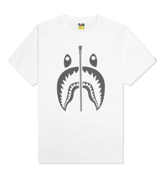 Bathing Ape |PIGMENT SHARK TEE (White)