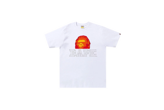 Bathing Ape |  Polygon Ape Head Tee 'White'