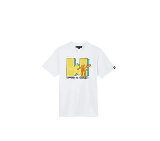 Cult Of individuality | SHORT SLEEVE CREW NECK TEE "WTF" IN WHITE | 624B7-K83A-S