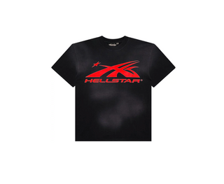 Hellstar |  Sports Core Gel Logo T-Shirt 'Black/Red'