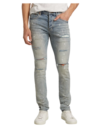 Purple Brand | P001 Paint Splatter Distressed Skinny Jeans