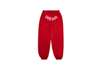 Sp5der | Number 555 Sweatpants 'Red'