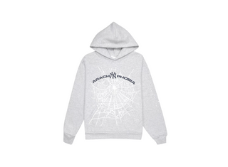 Sp5der | Arach NY Phobia Hoodie 'Ash Grey'