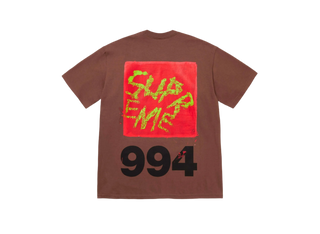 Supreme |  994 Paint Tee- Brown
