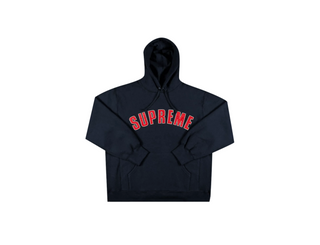 Supreme | Supreme Pearl Logo Hooded Sweatshirt 'Navy'