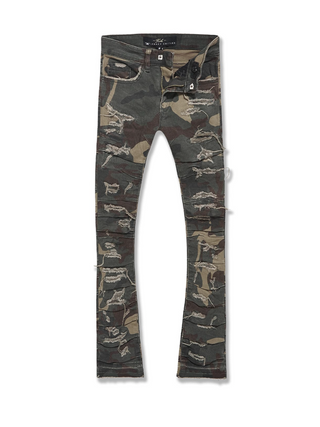Jordan Craig | Stacked Ripple Effect Pants (Woodland)