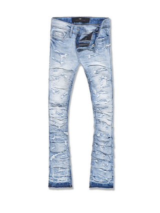 Jordan Craig |Stacked Ripple Effect Denim (Sky Blue)