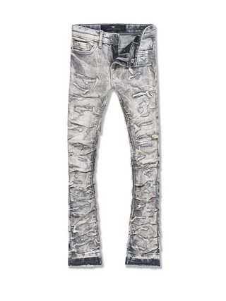 Jordan Craig | Stacked Ripple Effect Denim (Bone White)