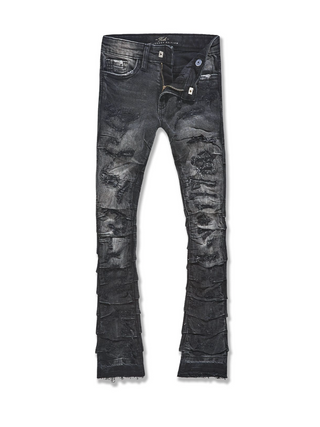Jordan Craig | Stacked Ripple Effect Denim (Black Shadow)