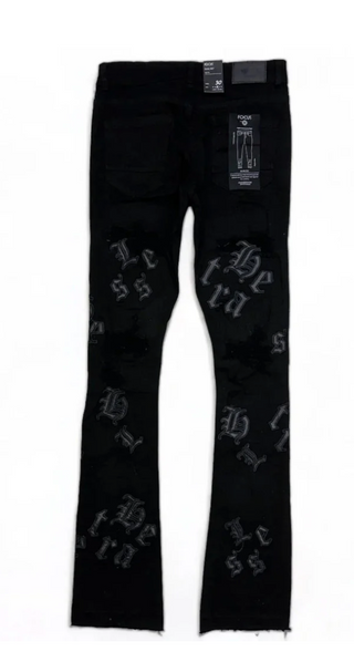 Focus | Stacked Jeans Slim Fit- Style 5241 (Black)