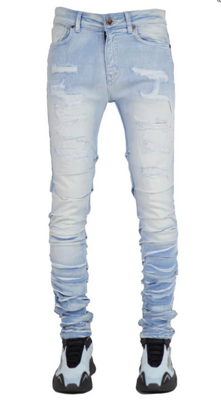 Focus | Skinny Jeans Slim Fit- Style 3447 (Light Blue)