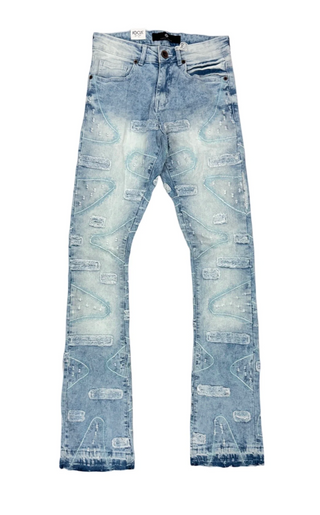 Focus | Stacked Jeans Slim Fit- Style 5238 (Light Blue)