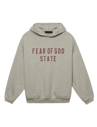 Fear of God Essentials | Dark Heather Oatmeal Fleece Hoodie