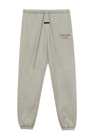 Essentials Fear of God | Dark Heather Oatmeal Fleece Sweatpants