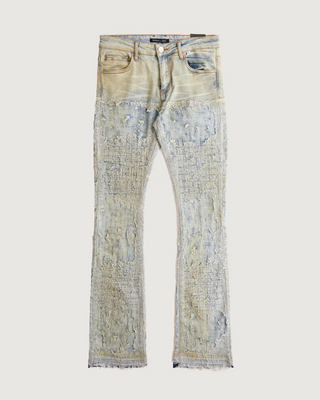 Embellish |  Liv Boro Flare Denim (Sky Wash)