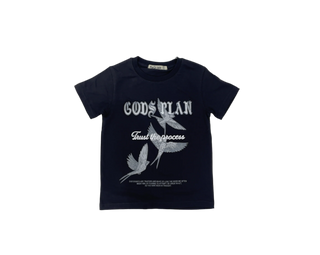 Focus | Kids God's Plan T-Shirt (Black)