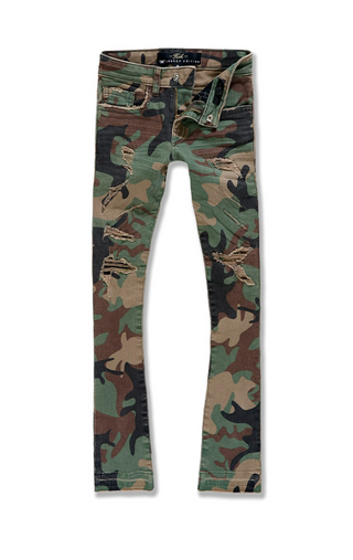 Jordan Craig | Kids Stacked Tribeca Twill Pants (Vintage Camo)