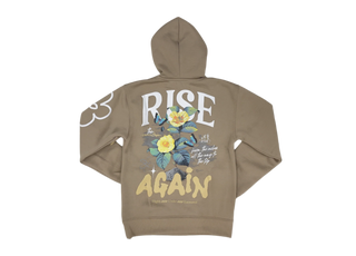 Undrtd | Puff Print "Rise Again" Kids Hoodie (Cream)