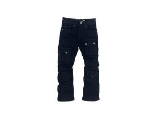 Focus | Kids Stacked Jeans (Black)