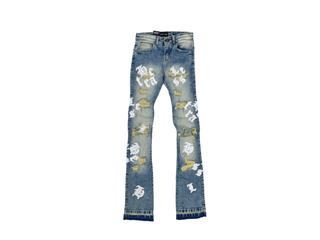 Focus | Kids Stacked Jeans (Cream)