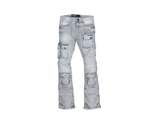 Focus | Kids Stacked Jeans (Grey)