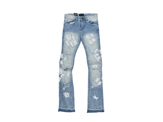 Focus | Kids Stacked Jeans (Blue)