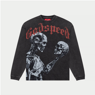 Godspeed | Mankind vs Ai Long Sleeve (Black Wash)