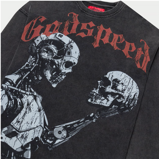 Godspeed | Mankind vs Ai Long Sleeve (Black Wash)