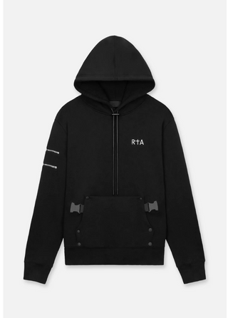 RTA | HECTOR HOODIE BLACK | MF24K822