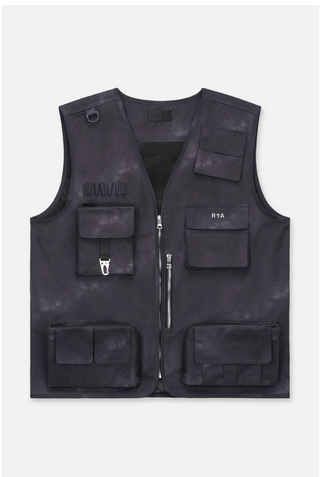 RTA | IBRA UTILITY VEST | BLACK MARBLE