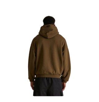 Fear of God Essentials | Olive Fleece Hoodie