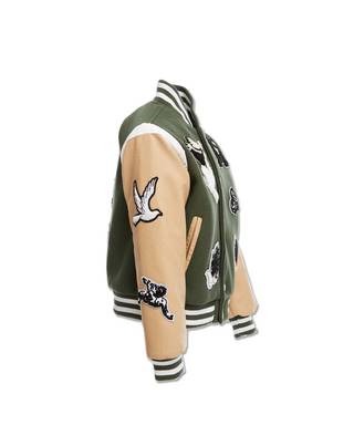 Jordan Craig | Kids Fallen Angels Varsity Jacket (Pine)