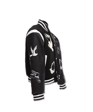 Jordan Craig | Kids Fallen Angels Varsity Jacket | 91647K (Black)