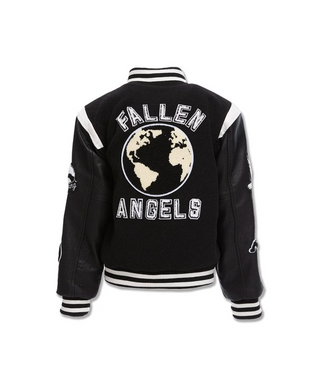 Jordan Craig | Kids Fallen Angels Varsity Jacket | 91647K (Black)