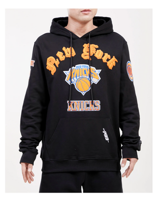 Pro Standard | NBA NEW YORK KNICKS OLD ENGLISH LOGO MEN'S PO HOODIE | BNK5515691