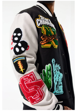 Jordan Craig | Empire City Varsity Jacket (Black)