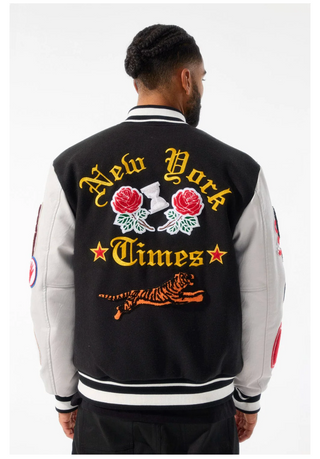 Jordan Craig | Empire City Varsity Jacket (Black)