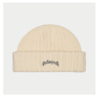 Godspeed | Og Logo Emblem Beanie (Cream)