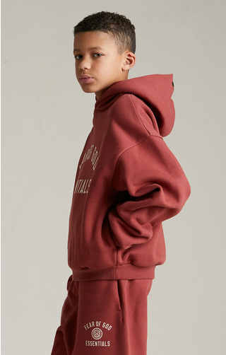 Essentials |  Kids Crimson Fleece Hoodie