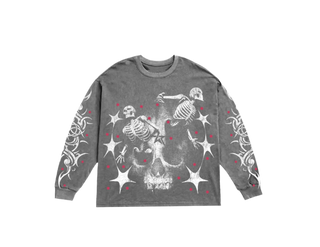 WKNDRIOT | ESCAPE THE MIND LONG SLEEVE (BLACK WASH)