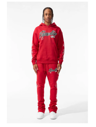 Jordan Craig | Paradise Tour Pullover Hoodie (Red)