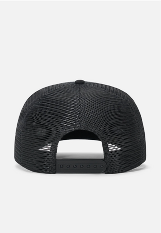RTA | GIDEON TRUCKER HAT | BLACK FINGERPRINT LOGO