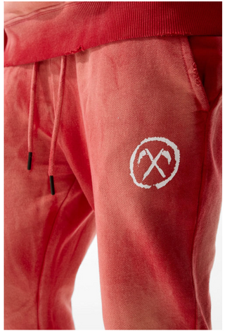 Jordan Craig | Afterlife Stacked Sweatpants (Red)