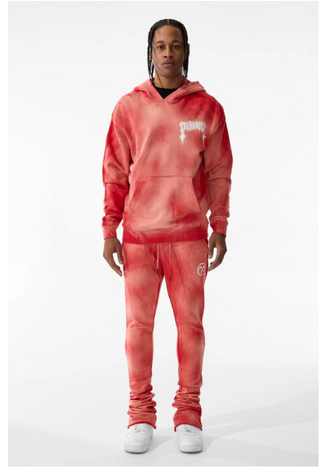 Jordan Craig | Afterlife Stacked Sweatpants (Red)
