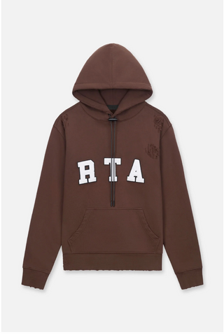 RTA MARKUS HOODIE | BROWN COLLEGIATE | ME00K83