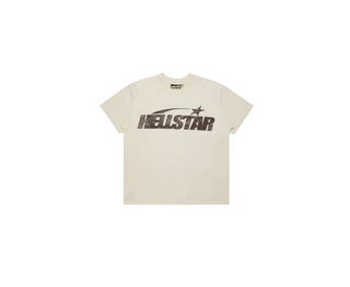 Hellstar |  Classic T-Shirt (Regular Print) 'White/Brown'