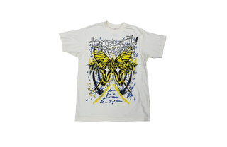 Toxicity | "Trouble In Paradise" Tee (White/Yellow)