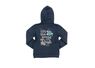 Undrtd | Puff Print "H2O" Kids Hoodie (Black)